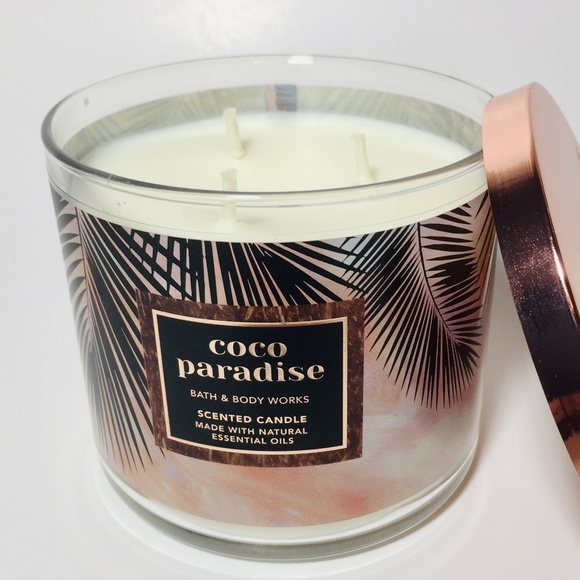 COCO PARADISE 3 Wick Candle - Picture 2 of 3